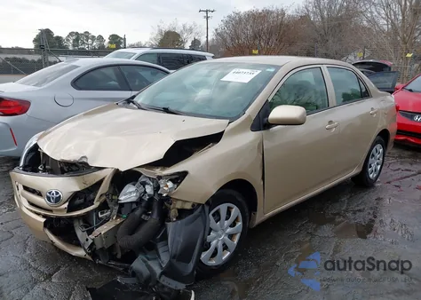 2013 Toyota Corolla L из США, поврежденный, VIN 5YFBU4EE4DP137852